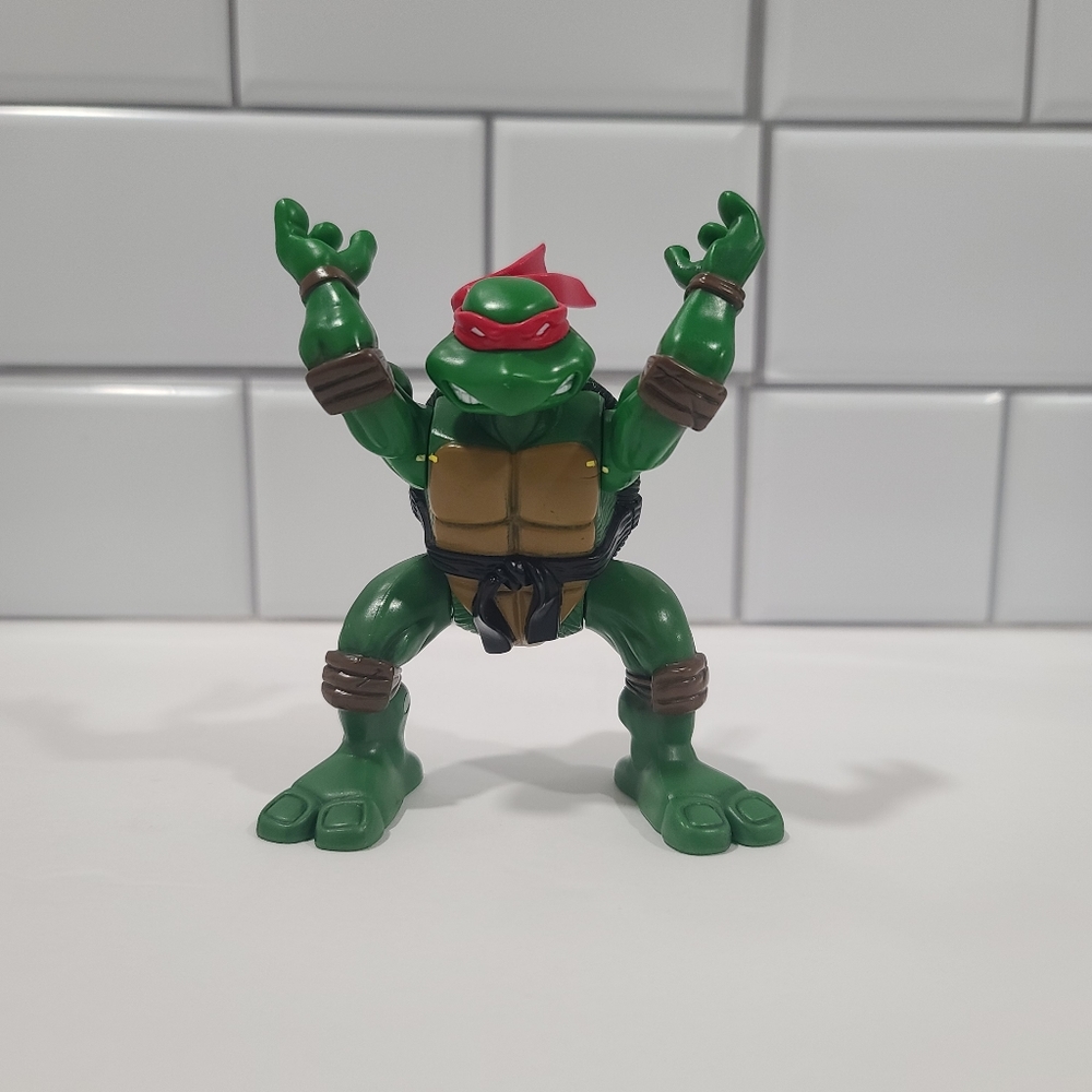 2004 Ninja Action "Flip Up" Raphael Figure